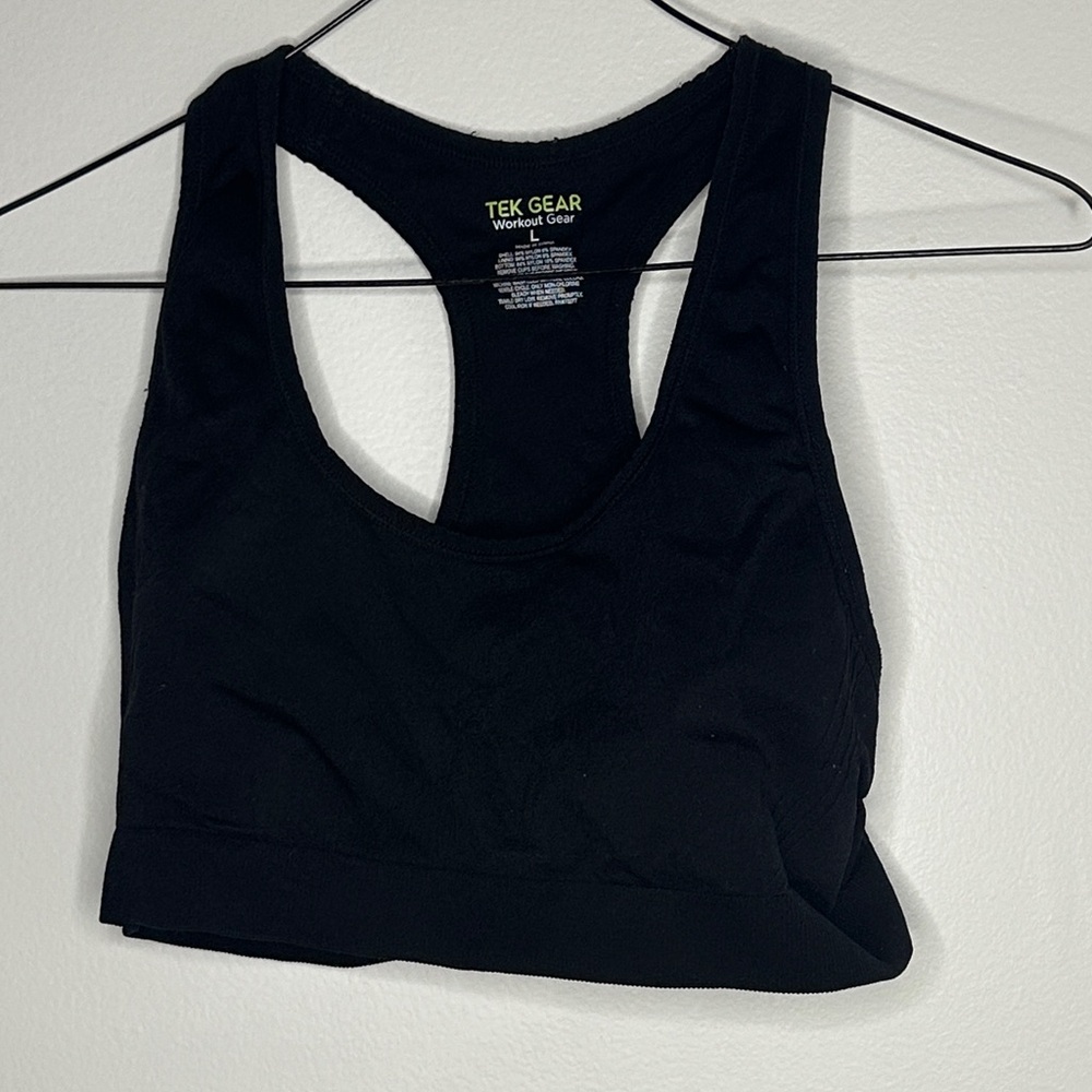 Tek Gear Classic Black Sports Bra